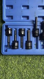 Bộ khẩu thép đen M 8 cái. Thương hiệu Hitman cao cấp