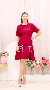 DRESS WANITA BELLONA PITA KEKINIAN KOREAN STYLE