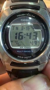 Đồng hồ nam đồng hồ điện tử CA. Sio solar  dòng wave ceptor mutiband 5 máy 3090 WV-M120 năng lượng mặt trời đa chức năng báo  thức giờ thế giới Chronograph bấm giờ thể thao