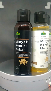 Paket Hemat Nature Minyak Kemiri Bakar/Murni & Minyak Kelapa Murni VCO 100% Asli Original