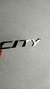 Emblem Lambang Tulisan Huruf Honda city lama Honda City Chrome