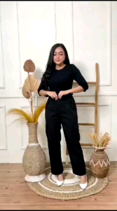 Celana Cargo Wanita Highwaist Premium Jumbo - Cargo Pant Wanita Terbaru - Clana Kulot Kargo Wanita