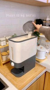 ESA Dispenser WADAH BERAS TEMPAT PENYIMPANAN BERAS KOTAK PENYIMPANAN BERAS 12 KG