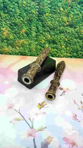 cangklong once pipa kayu liwung hitam motif pedang B227