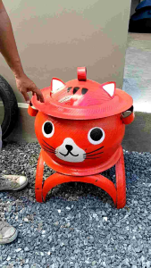 สินค้าน้องใหม่ชูดขยะน้องแมวส้มกวักเงิน - สินค้าดีที่ 1