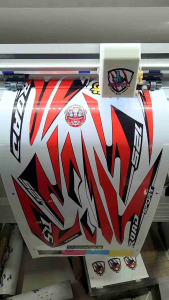 HONDA RS 125 FI STOCK DECALS (WATERPROOF NO FADE FULLY LAMINATED)