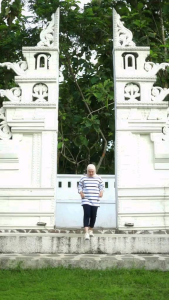 FashionityID - Kaos Wanita Oversize PREMIUM Garis 3 Warna Lengan KERUT