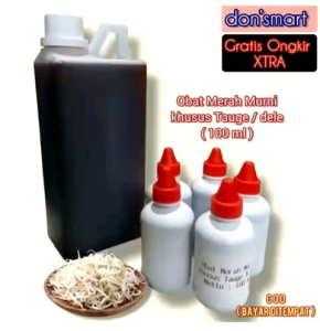 Obat Merah Murni ( 100 ml ) khusus tauge putih tidak berdaun