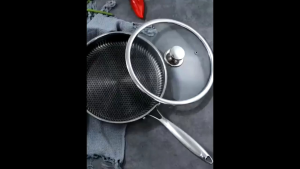 Wajan Penggorengan Anti Lengket Anti Karat / Wajan Panci Masak Nonstick Stainless Steel 28cm - 316