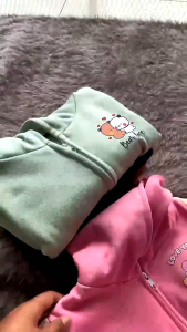 Jaket Bayi Anak Usia 3-12 Bulan Kombinasi Rechese Bhan Flece Tebal Max BB 11 Kg