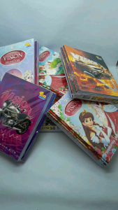 Paket Murah Buku Tulis Vision 38 Lembar Gambar Animasi /Pack Isi 10 Buku