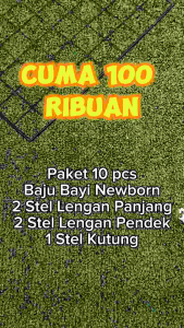 10 pcs Baju Bayi Newborn | Paket Baju Bayi Baru Lahir