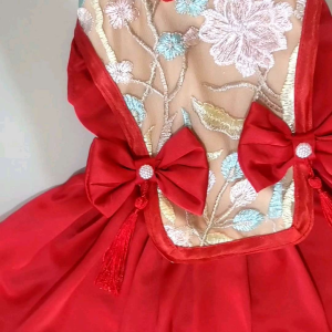 baju anjing baju kucing tipe Mei Yin Dress