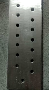 Plat Busbar Aluminium Rail Copper Panel Listrik Konduktor Penghantar Listrik Alumunium Ukuran 300 x 100 x 10 mm 16 Hole 16 Lubang