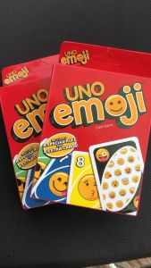 Bộ Bài Board Game UNO Emojis Edition Card Game 112 thẻ bài giấy cứng có bo góc