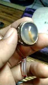 Batu Akik Anggur Motif Gambar Sodo lanang Natural Unik