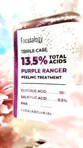 FACETOLOGY Triple Care 13.5% Total Acids Purple Ranger Peeling Treatment Serum