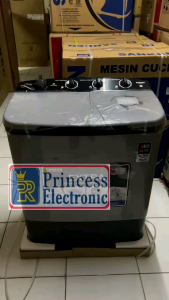 Mesin Cuci Sanken 2 Tabung Low Watt TW 8600