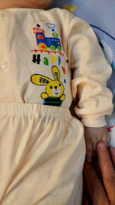 1Set 3Pasang Baby Baju Tidur Sleepsuit Pajamas Lenggan Panjang (0 - 2y)