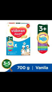 VIDORAN XMART 3+ VANILA DAN MADU 700gr dan 925gr  PER BOX