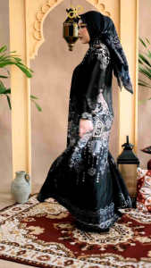 DYN - Azeena Dress (Tareem by DYN Signature | Muffest+ 2024 Collection) Gamis Premium Silk DYN CLOTHINGLINE
