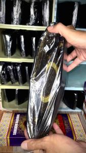 Peci Songkok Hitam AC Polos Tinggi 8 Bahan Premium