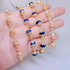 Gelang Jurai Cristal Cantik Simpel Elegan Prhiasan Aksesoris Lapis Emas Bracelet