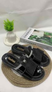 Sendal Wanita Fladiez Model Slip On Jelly Blink Sendal Wanita Kekinian Sendal Hitam