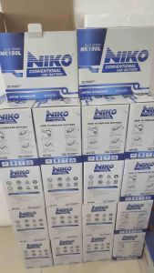 รุ่นใหม่BLUE SERIESแบตเตอรี่รถกระบะยี่Niko รุ่น150L -80แอมป์ ยังไม่เติมน้ำกรดจากโรงงาน VIGO2.5 Fortuner2.5-2.7 D-max1.9-3.0 mu-x1.9-3.0 pajero Triton avaraยกเว้นnp300