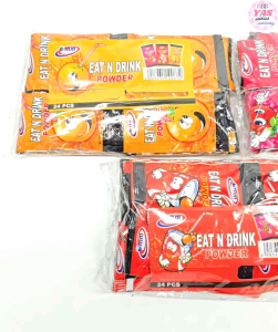 24 pcs. EAT AND DRINK/ loot bag fillers / paninda / giveaways / party favors