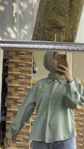 Kemeja Balon Kemeja Cewek Kekinian