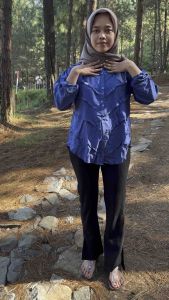 Blus mecca kemeja cewek