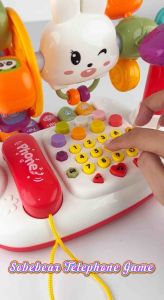 Sobebear Telephone Game Toddler Baby Toys With Light Sounds Numbers Piano Whack a mole Sounds Toys