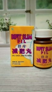 Bifit Slim Pil (Xiu Shen Jian Fei Wan) Isi 100 Pil Pelangsing Herbal Diet Detox