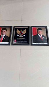 Poto Presiden Prabowo Gibran untuk Tahun 2024 - 2029