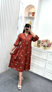 Dessy dress rayon turquoise Ànnisa / home dress / daster wear cantik terbaru