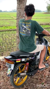 KNALPOT STANDAR RACING FIZR/FORCE1.COPY VND by BSR.7 RACING EXHAUST Tipe  FUL SIRIP suara prepet gurih