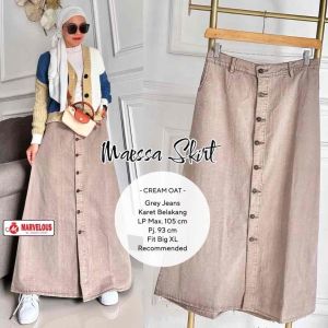 Daily Casual Rok Jeans Wanita