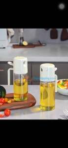 2 IN 1 Oil Sprayer and Pourer Bottle Cooking Oil Dispenser