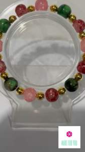 10MM Natural Colorful Healing Stone Stretch Beaded Bracelet Women Handmade Round Gemstone Jewelry