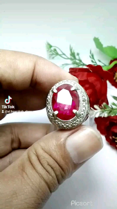 CINCIN BATU PERMATA MERAH SIEM MEWAH