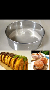 Cetakan Ring Roti Cromboloni Isi 12pcs & Ring Roti 10x4cm