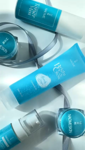 Naome Paket Whitening Wajah - Facial Wash Essence Toner Mist Serum Day Cream & Night Perawatan Pencerah Mencerahkan Cleanser Muka Pelembab