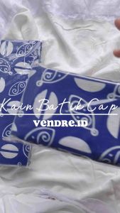 Kain batik - kain batik warna biru - kain batik cap garutan - Kain batik katun halus - kain batik seragaman - kain batik meteran - kain batik asli pekalongan - kain batik premium