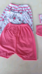 Baju Bayi Terbaru 3 Set Baju Panjang Dan celana Pendek -Baby Readi