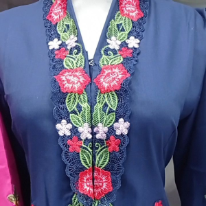 kebaya encim stabillo/hijau daun