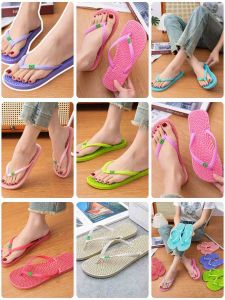 Flip Flops New Color Summer Fashion Womens Non-slip Massage Slippers