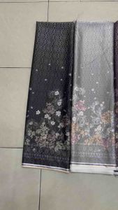 Bahan Kain Arabian Silk Semi Sutra Adem Motif Risa Harga Setengah Meter