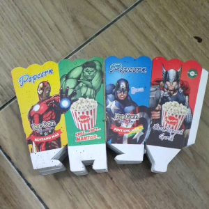 kertas/kotak popcorn 5x9 +plastik