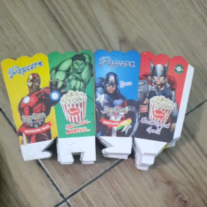 100pcs kertas popcorn/box popcorn uk 5x9cm